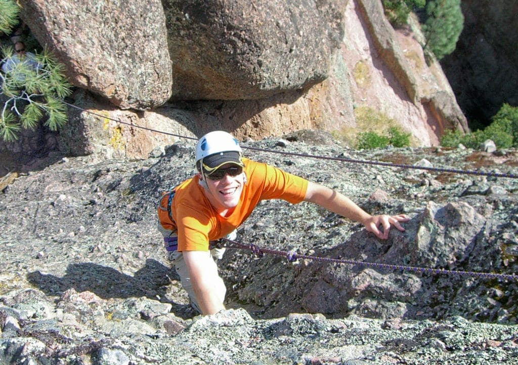 Rock Climber at Pinnacle National Park