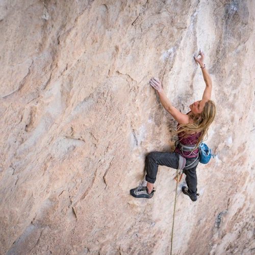 Rock climbing